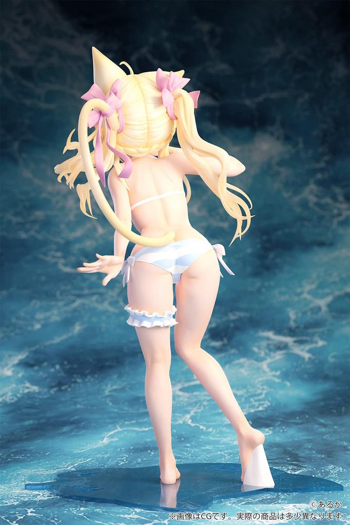 Kemomimi Gakuen Illustrated by Aruka Scale Painted Finished Figure "Blonde-chan" 1/7