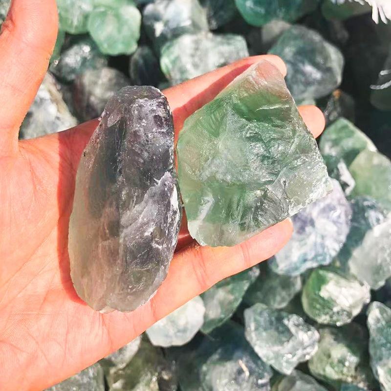 Light Amethyst Fluorite Aromatherapy Stone Amethyst Stone Carved Large 5-7cm Gift Rough Stone