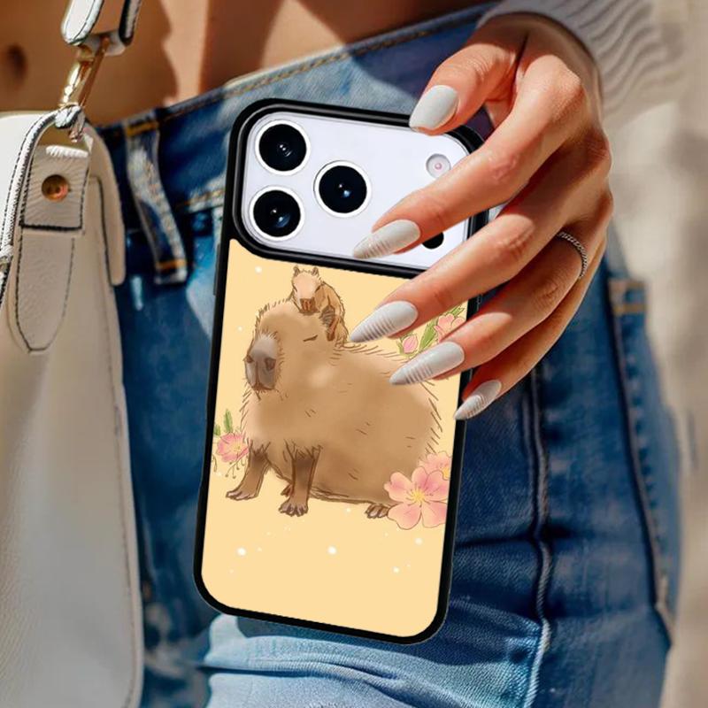 

Guinea pig Funny Cartoon Phone Case For iPhone 17 Air 14 15 13 12 Max Cover For Apple 14 15 16 16e 11 Pro Max Plus iPhone 11