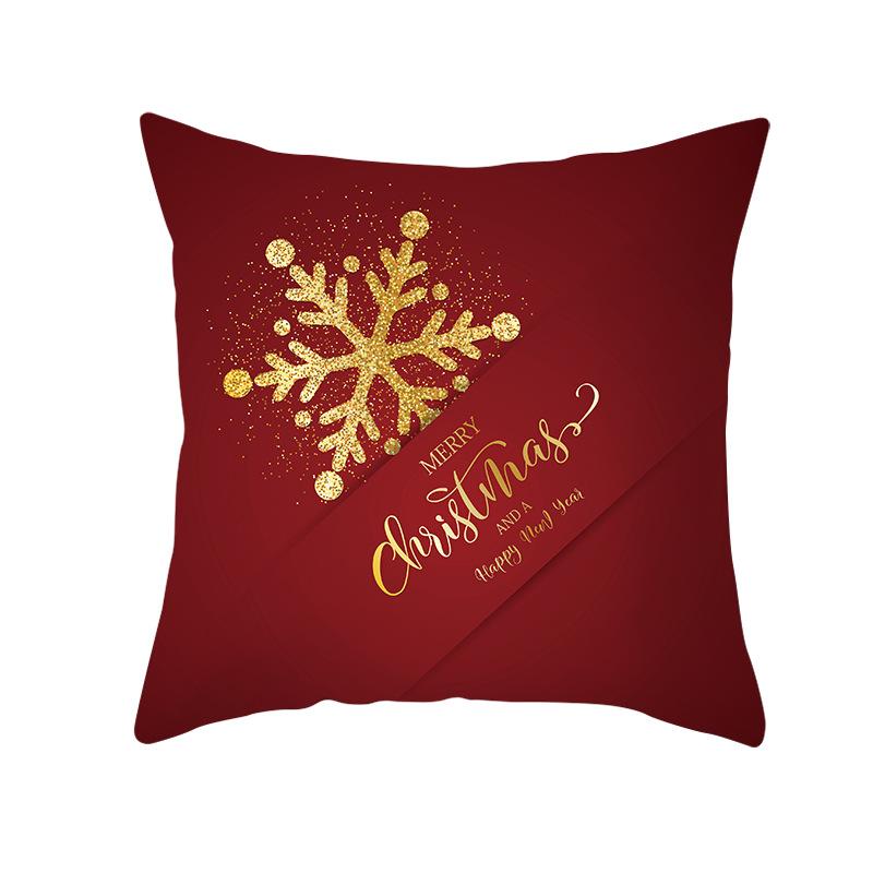 Nordic Christmas Pillowcase Christmas Ball Decoration Home Sofa Cushion Cover
