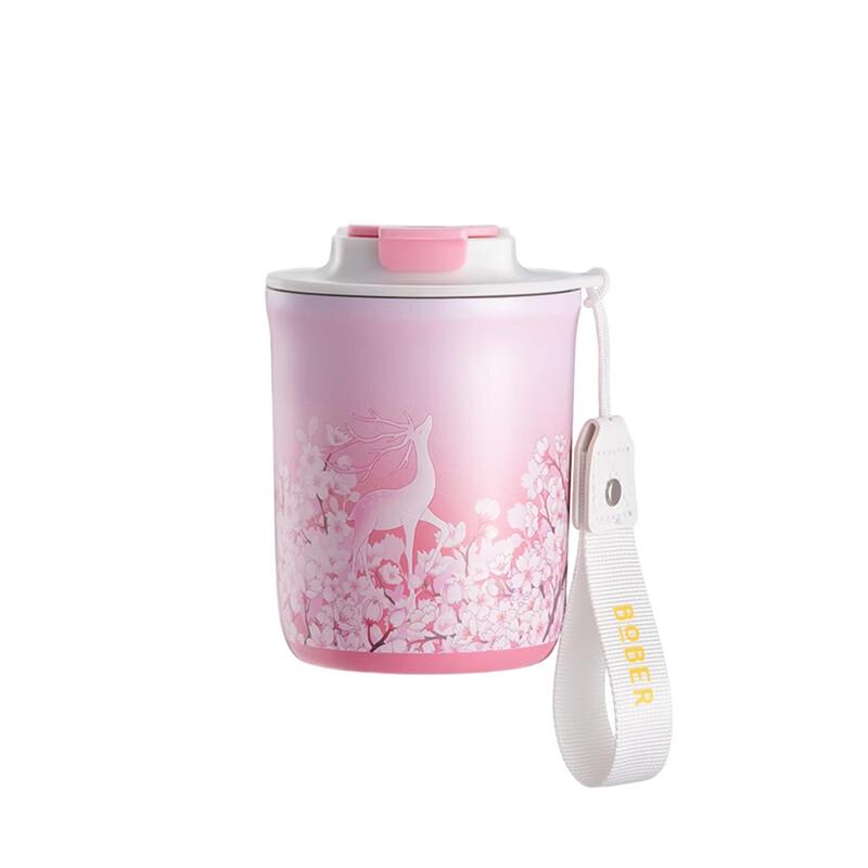 BOBER Cherry Blossom Deer Stainless Steel Dining Set