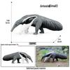 Wild Animal Simulation Model: Raccoon, Angora Goat, Squirrel Ornament Toy Set