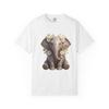 Baby Elephant Daisy T-Shirt | Whimsical Floral Animal Tee