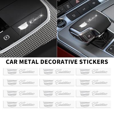 2/5/10pcs Car Logo 3D Metal Stickers Decorative Accessories For Logo Escalade CTS ATS SRX XTS XT5 STS CT5 CT6 BLS XLR