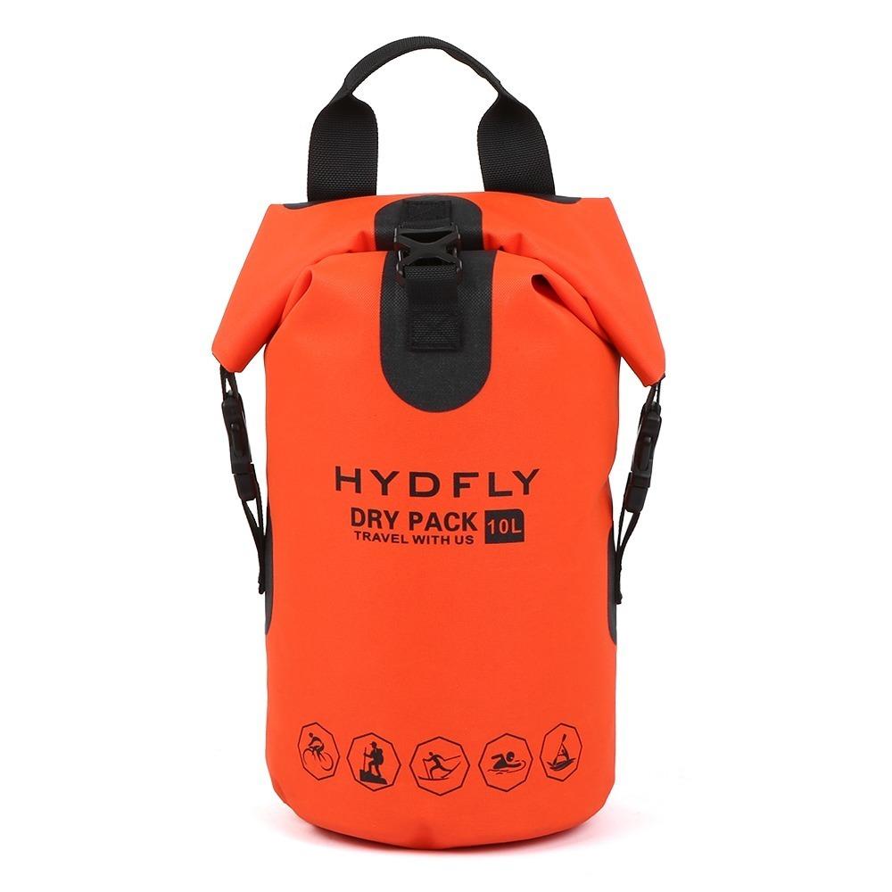 Waterproof Waterproof Dry Bag 10L Roll-Top Backpack Durable Dry Storage Backpack Water Sports оранжевый