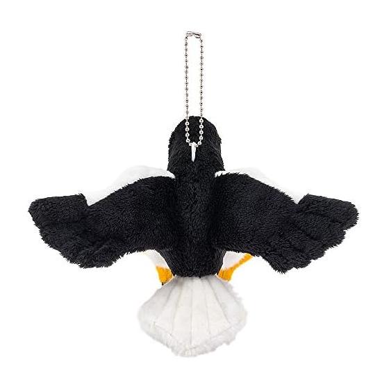 [COLORATA] Colorata Plush Mascot Steller's Sea Eagle (Realistic Bird/With Chain) Cute Bird Keychain Doll Gift Present (Meter Read 2 Times) /