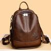 PU Backpack Women's Multi-compartment Large Capacity Travel Backpack