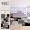 French Modern Luxury Black & White Plaid Carpet for Living Room & Bedroom
