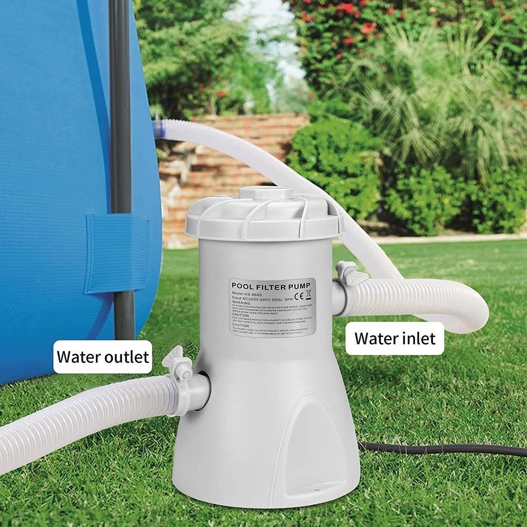 Pompa filtro per piscina da 530 gal Attrezzatura filtro per piscina interrata Semplice filtro per impurità per piscina Pompa per piscina