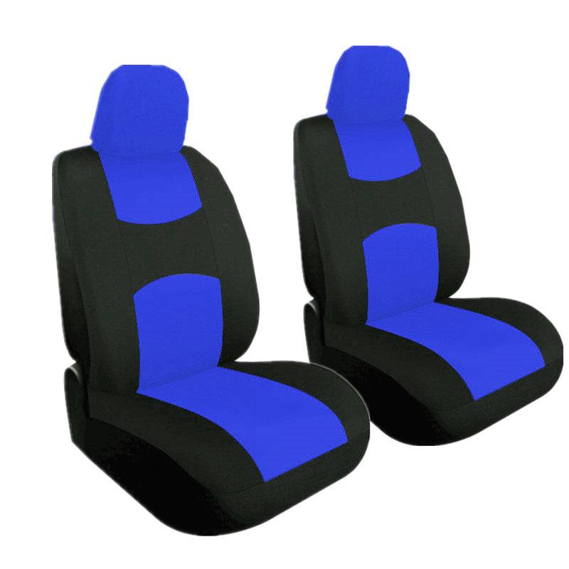 4pcs/set Universal Car Front Seat Cushion Cover + Head Cushion Cover Breathable Cloth Seat Cover Pad
