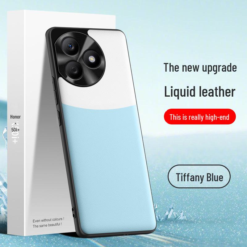 Premium Liquid Leather Protective Case for Honor X50i+ - Anti-Fall & Anti-Fouling Cover