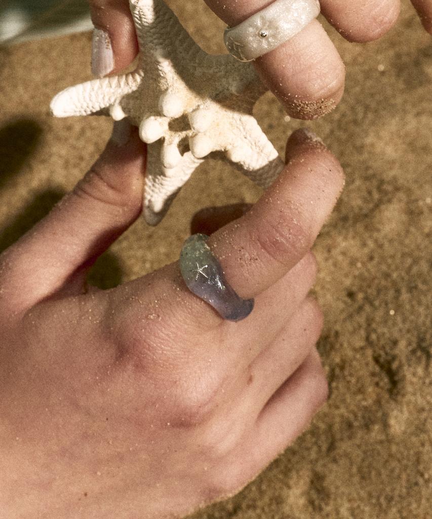 Nff Boing Star Ring-Clear Blue
