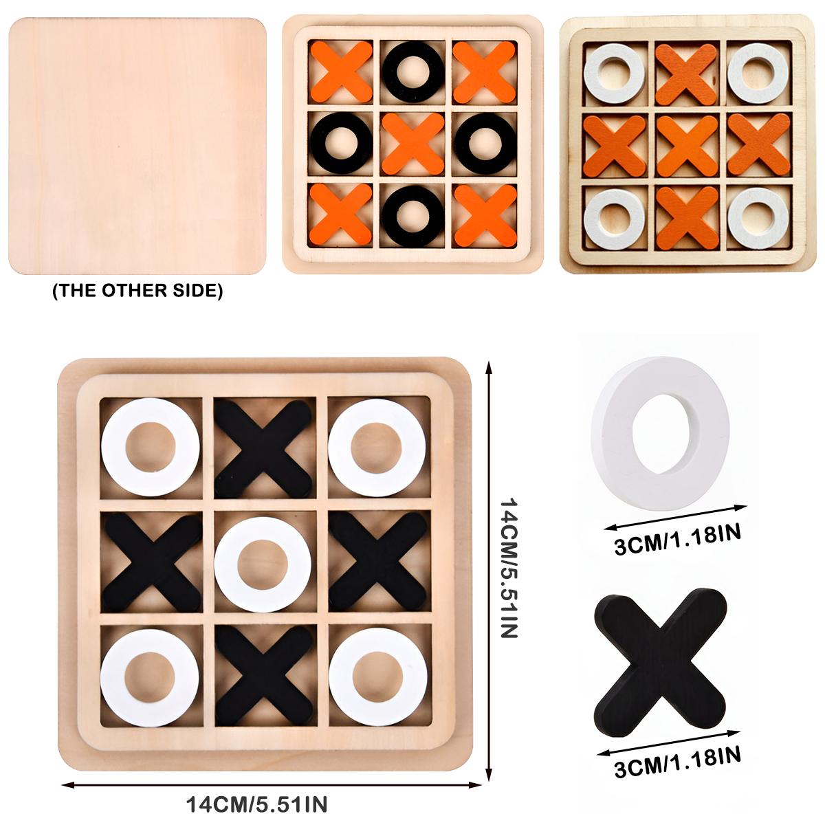 Wooden Toe Game Wooden Board Game, Strategy Based Board Game For Adults and Kids Birthday Gift
