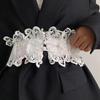 Vintage Lace Wide Waist Belt For Women Elastic Buckle Cinch Belt For Dress Blouse Elegant Female Waist Styling Decor Accessory