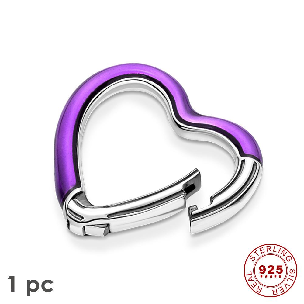 Novo Real S925 Prata Esterlina Me Charm Unicórnio Estrela Hoop Bead Fit Original Me Pulseiras Mulheres Coração Jóias Para Presente