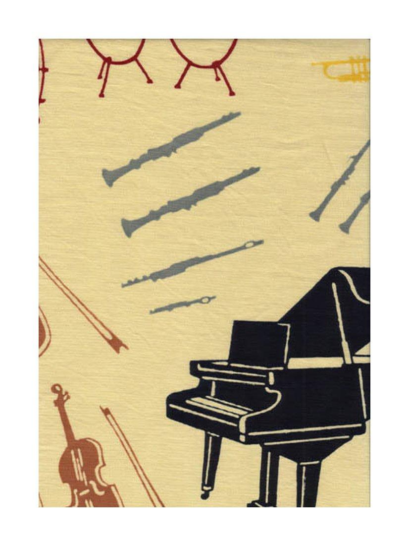 

Tenugui made in Japan Orchestra Niwa-zome (hand towel) - 100% cotton, - бежевый