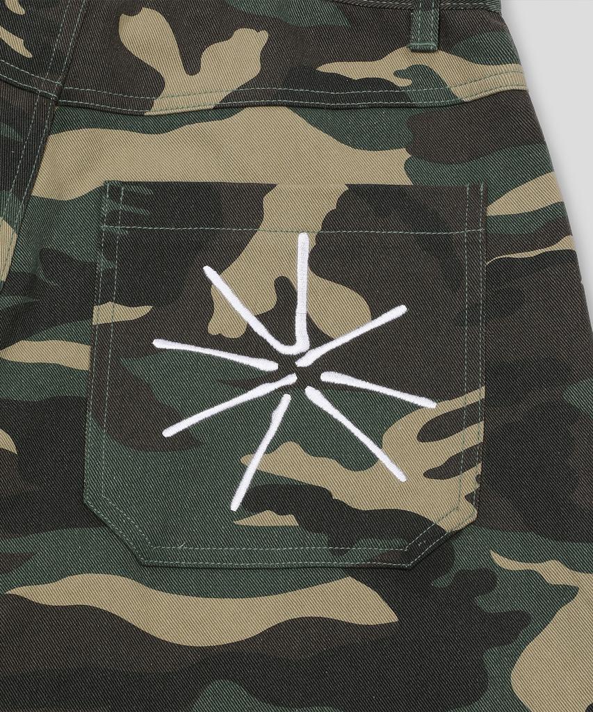 SLOW RECORD HOUSE Double Pintuck Cotton Pants_Camo (Vintage Green)