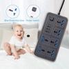 Multiprise Outlet Power Strip 2m Extension Cord Smart Home Universal Plug Power Multi Tap  Charge
