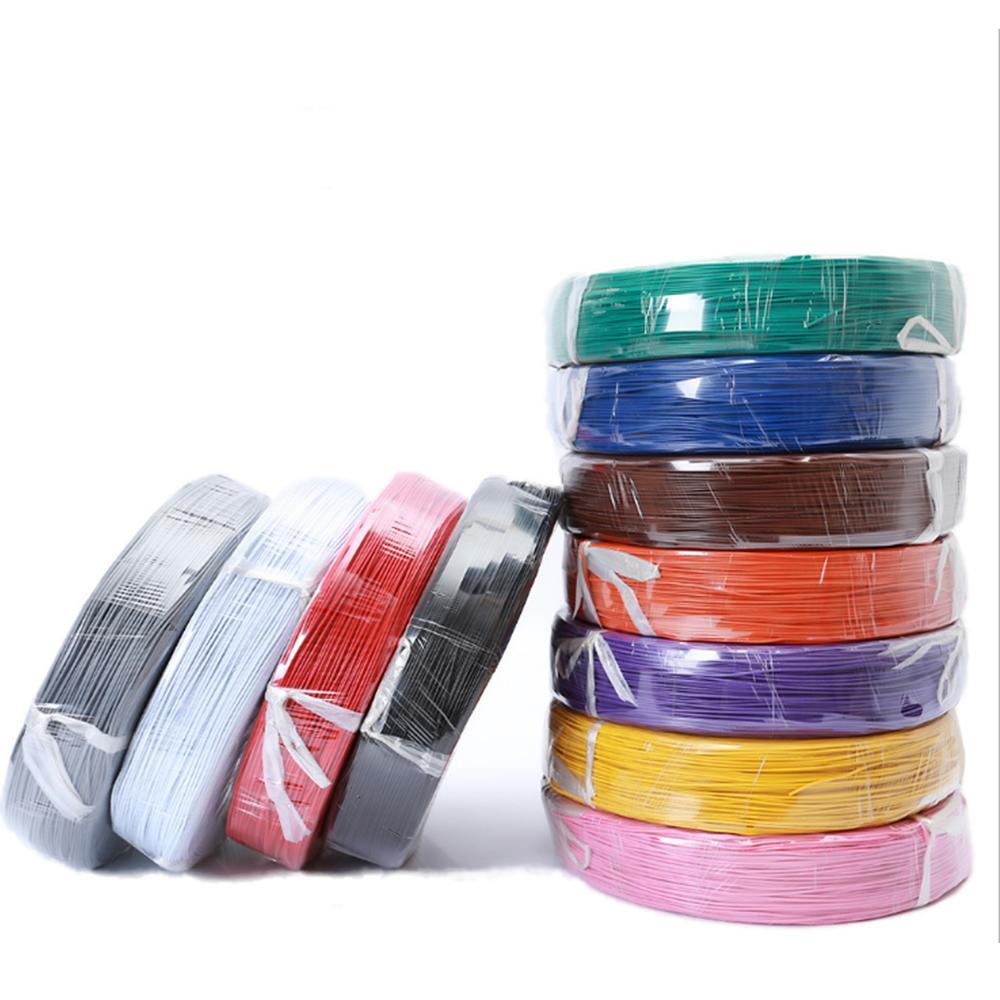 Wholesale 5 Meters 1007 18 AWG # PVC RoHs Cable Equipment Electrical Wire AWM Tinned Conductor 300V