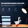 Magnetic Goose Figure Model Multifunctional Animal Storage Rack Creative Cartoon Duck Figurine for Keys Glasses Bells