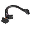 Obd2 Male To Dual Female Elbow Extension Cable With 16Pins Available To Connected 1 In 2 Converted Extender Adapter