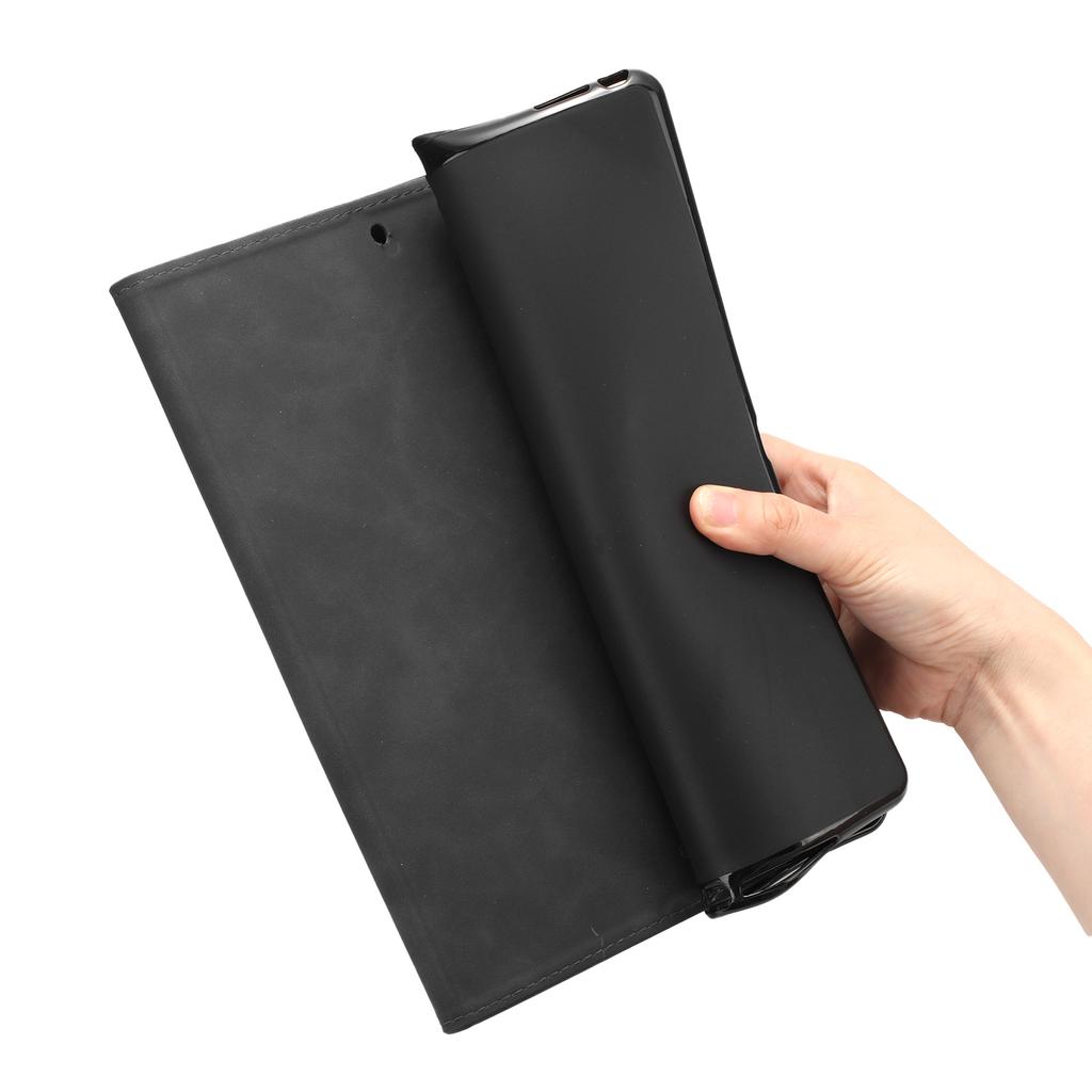 For iPad Mini (2024)/mini (2021) Smart Case PU Leather Coconut Tree Imprinted Tablet Cover with Card Holder