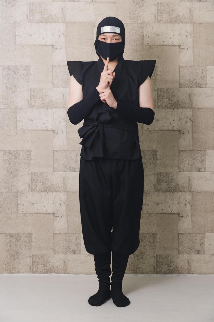 Clearstone Cosplay Halloween Ninja Size Black Suit, Unisex, 3L,