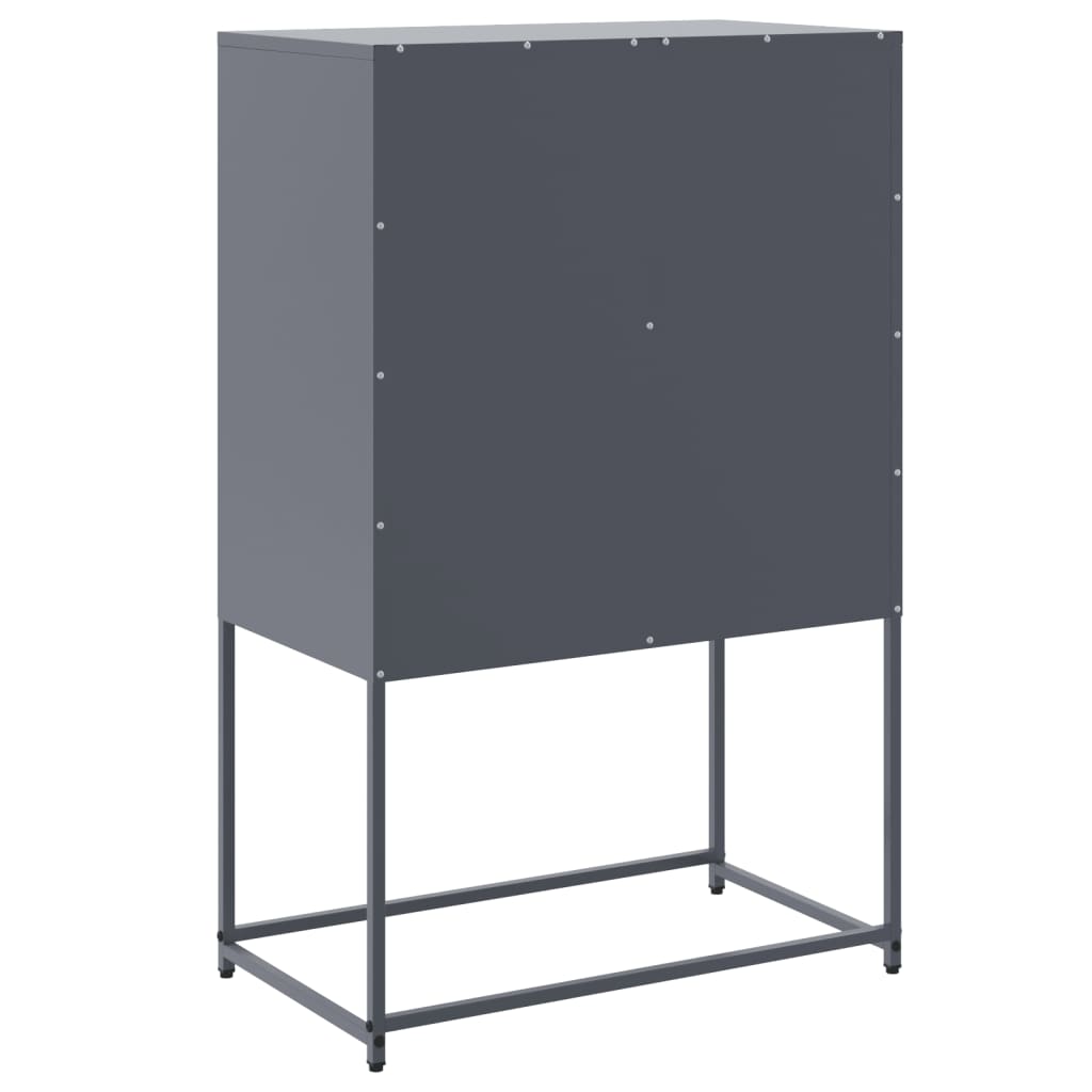 Sideboard Anthracite 68.5 x 38.5 x 107 cm Steel