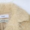 Saqui 19AW Yellow Mohair Jacquard Jacket Coat Coat 38 yellowUsed