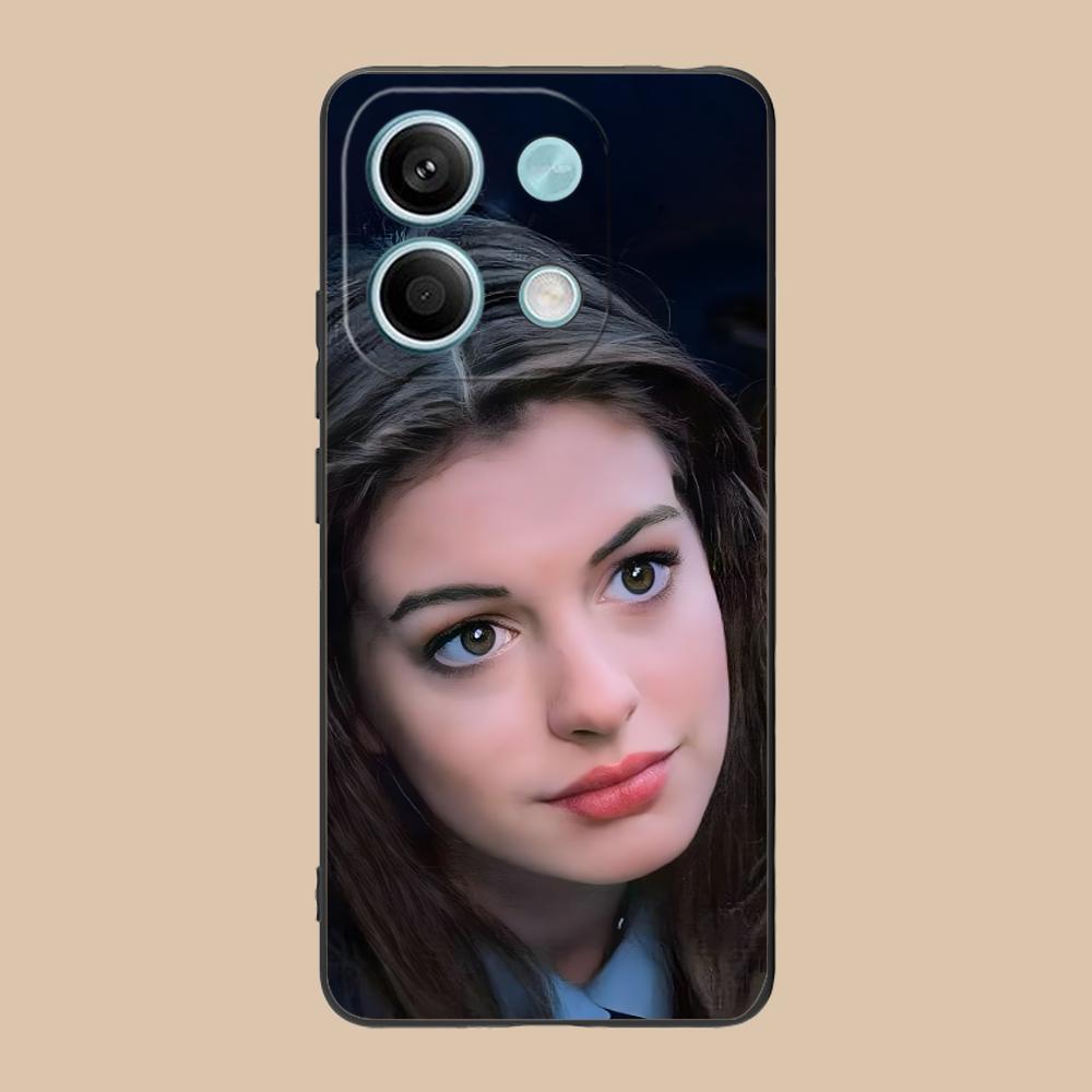 

Anne Hathaway Mobile Phone Case for POCO M7 M6 M5 M4 M3 X7 X6 X5 X4 X3 Pro GT 5G Colorful Printing Cover Cover Pretty Cellphones Poco X3 GT