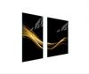 GLAS Schutzplatte Brett 75x52 SCHWARZ