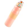 Thermal Cup 304 Stainless Steel Outdoor Portable Travel Student Sports Vacuum Cup High Capacity 680ml Pink