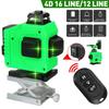12 Line/16 Line 360° 4D Green Light Laser Level Digital Self Leveling 6000mAh 360° Rotary Measure