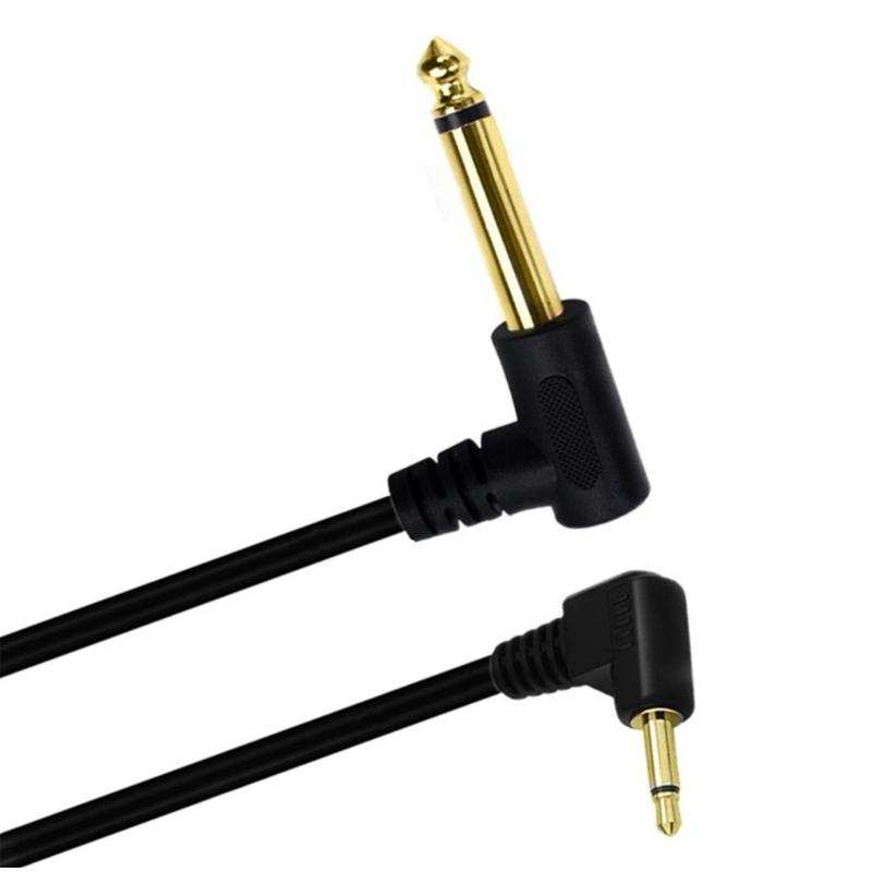 3.5mm To 6.35mm Adapter Aux Cable for Mixer Amplifier Gold Plated 3.5 Jack To 6.5 Jack 1.8m Aux Cable Male To Male
