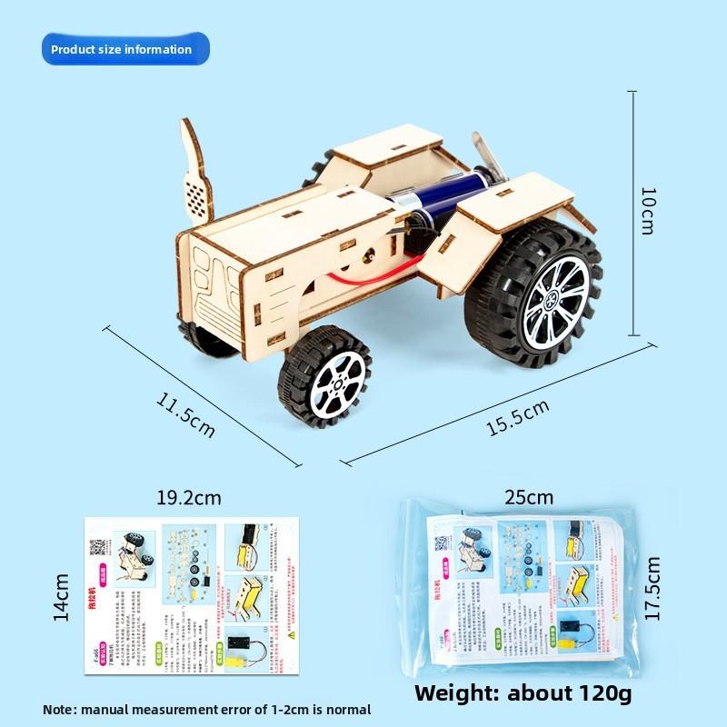 Science Experiment Diy Tractor Kit With Electric For Kids Educational Stem Activities