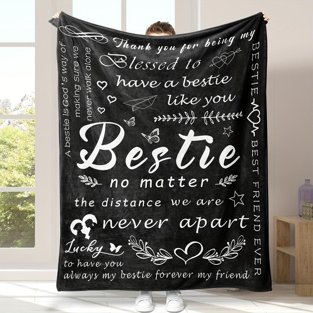 Friend Blanket Flannel Digital Print Blanket Lunch Break Blanket Birthday Christmas Gift