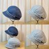 New Style Foldable Denim Fisherman Hat For Women Fashionable Ol Style Adjustable Size Sun Protection