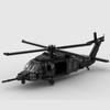 MOC Bausteine Black Hawk Hubschrauber Modellbausatz DIY Montage Spielzeug Schreibtischdekoration Geschenk für Jungen