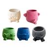 Smiling Face Planter 3D Plant Pot Printed Cute Decorative