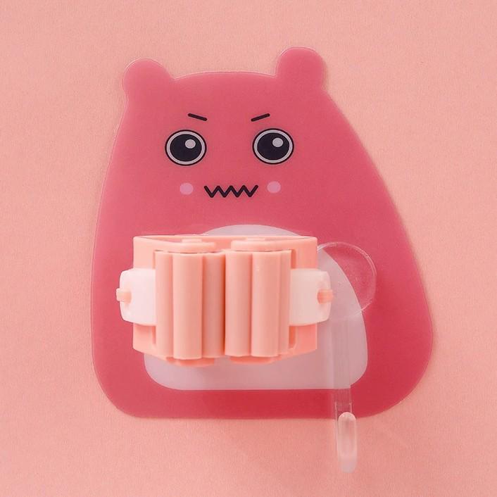 Mop Clip Wall-Mounted Hook: Punch-Free Storage Rack for Bathroom & Toilet