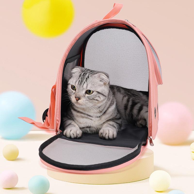 Cat Backpack Pet Backpack Small Dog Pet Supplies Lightweight Large Capacity Breathable Portable Cat Bag for Going Out