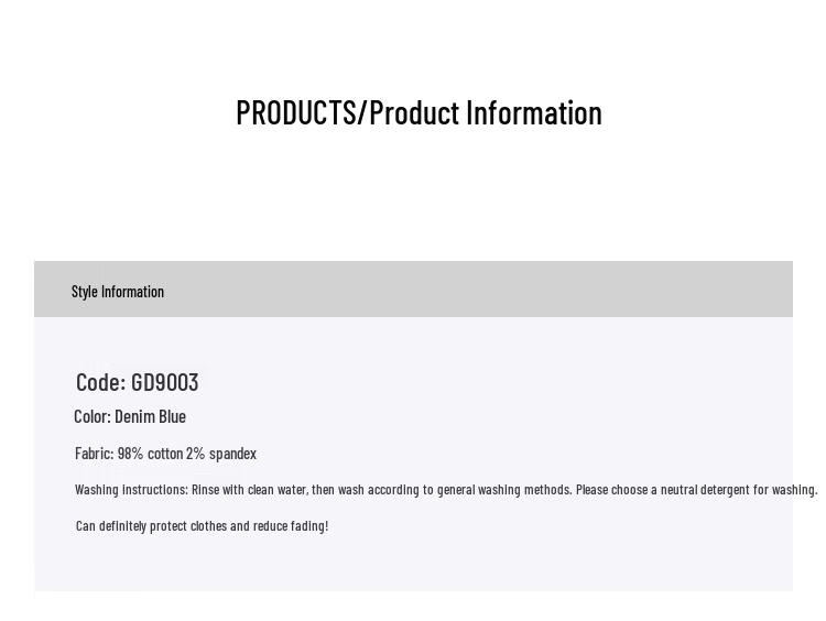 JOY SPEAKER Basic Slim Fit Women's Jeans GD9003