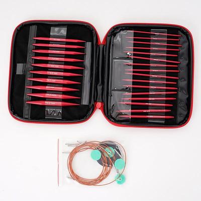 Knitting Tools: Reusable Anodized Aluminum U-Shaped Circular Sweater and Detachable Needles