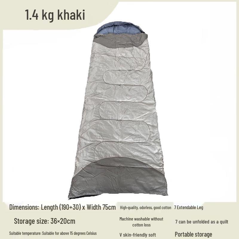 OLOEY Winter Outdoor Adult Sleeping Bag