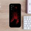 Scorpion Phone Case For Samsung Galaxy A13,A21s,A22,A31,A32,A52,A53,A71,A80,A91 Soft Black Cover