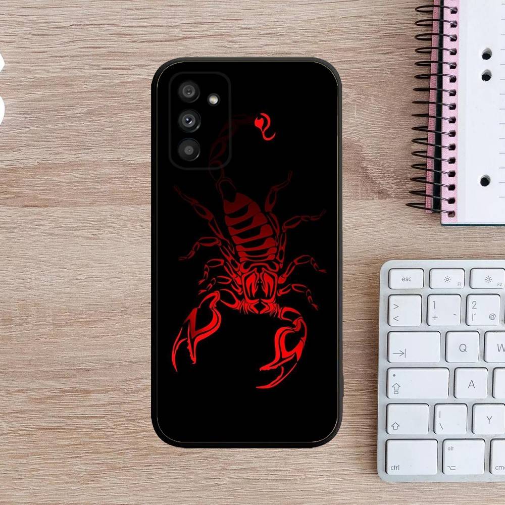 Scorpion Phone Case For Samsung Galaxy A13,A21s,A22,A31,A32,A52,A53,A71,A80,A91 Soft Black Cover