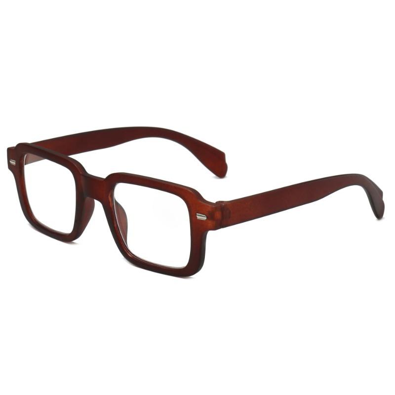 

Европа и Америка Мода Квадратные Прозрачные Очки для Чтения с Защитой от Синего Света Мужские Женские Винтажный Простой Стиль Пресбиопия Очки +400 degrees