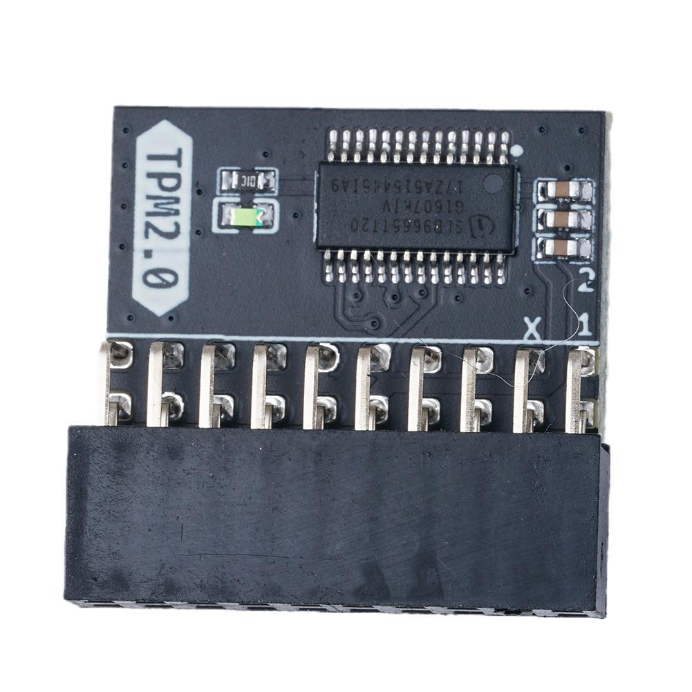 TPM 2.0 Encryption Security Module 20Pin TPM2.0 Module PCB Material Safe Stable Standalone Crypto Processor TPM2.0 Module