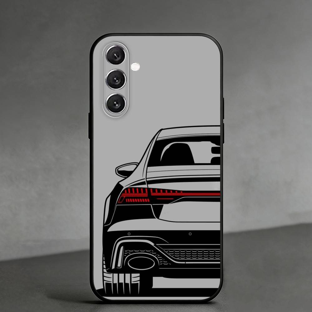 Sports drift racing car Phone Case For Samsung Galaxy A91,80,73,72 ,71,53,52,32 ,31,22,21s,20,Soft Black Case
