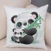 Cartoon Chinese Panda Decorative Pillowcase Car Ornaments Office Living Room Sofa Home Pillowcase